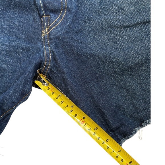 Levi’s 501 ‘93 Premium Shorts Men’s  36 Button Fly Raw Hem 90s Grunge Skater - Picture 4 of 12